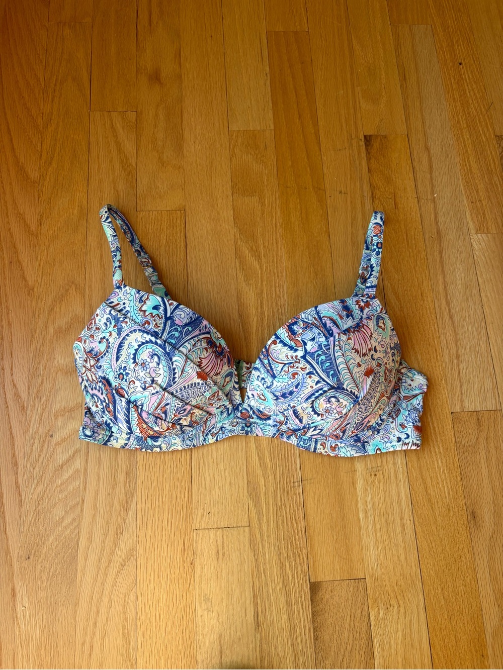 Victoria's Secret Paisley Bikini Top 36C